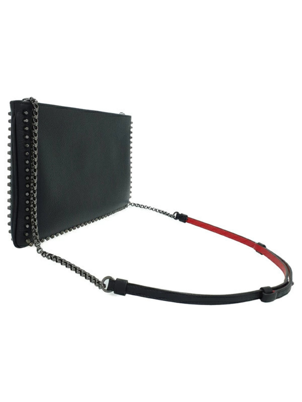 Christian Louboutin LOUBIPOSH Bag NV Clutch Black